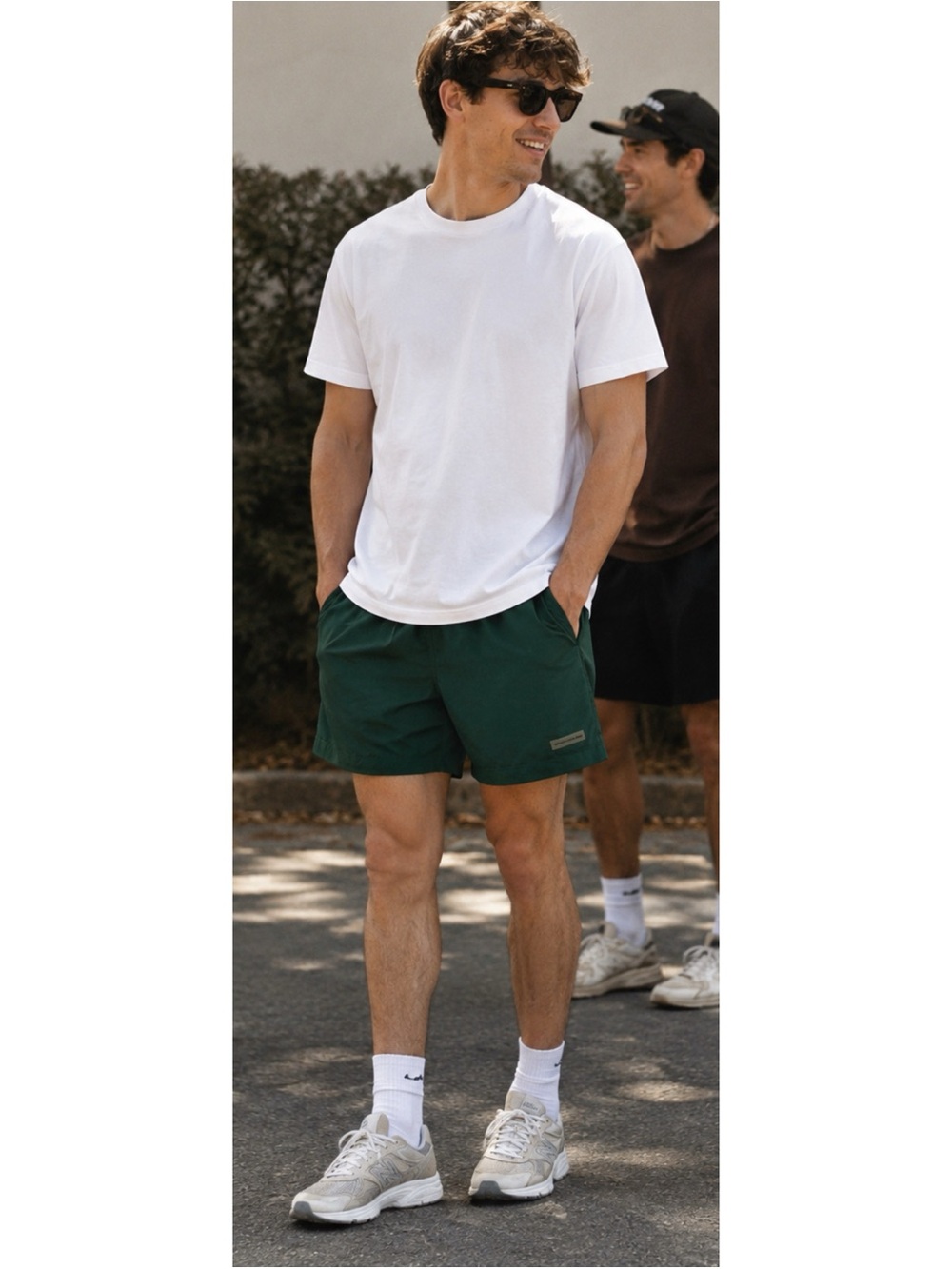 Museum of Peace & Quiet MOPQ Nylon Shorts in Pine ~ Size M ~ Like New